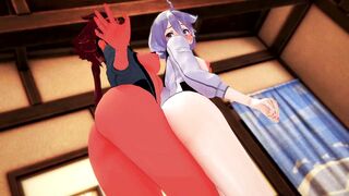 Lesbian Sex Suletta x Miorine Gundam Hentai Uncensored - 10 image