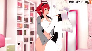 Lesbian Sex Suletta x Miorine Gundam Hentai Uncensored - 3 image