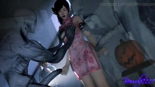Kokoro Groped By the Rock Hard Walriders from Outlast - 6 image