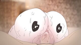 Piplup On The Butt of Bulma !Pokemon and dragon ball anime Hentai ( Cartoon 2d sex )porn - 5 image