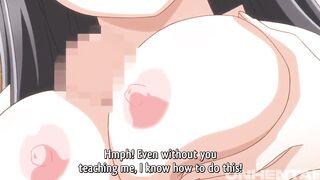 Petite Cutie Teens Watch a Cock for the First Time - Hentai [Subtitled] - 9 image