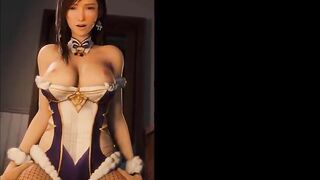 3D Compilation: Final Fantasy Jessie Tifa Lockhart Aerith Orgy Uncensored Hentai Compilation - 6 image