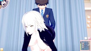 [Eroge Koikatsu! ] FGO (Fate) Jeanne Alter and boobs rubbed H! 3DCG Big Breasts Anime Video (FGO) [Hentai Game Fate / Grand Order] - 9 image