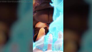 Shenhe Genshin Impact gets Gangbanged By Hilichurls Big black cocks Cuckold POV Barefoot footjob DrAgk 3D animation porn gape HD - 7 image