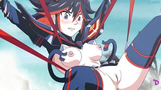 Matoi Ryuuko Cannot Handle All The Dicks With English Subtitles Kill La Kill Anime Hentai Parody - 2 image