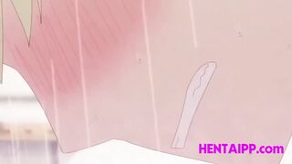 Hentai Romantic Sex In The Shower - 5 image