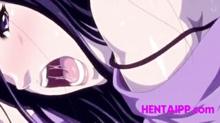 Busty Brunette Hentai Girl Fuck With Stepbrother - 9 image