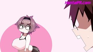 Hentai Animation Episode 1 / Busty Brunette MILF Need A Bigger Cock - 4 image
