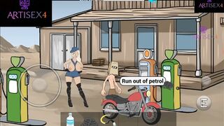 Fuckerman Petrol Station hentai sex porn game fuck sexy lady's and shemale - 4 image