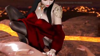 Medusa Queen get fuck with the guy at volcano (Part 01) - hentai 3d uncensored V413 - 6 image