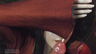 Final Fantasy Aerith Experience The Ultimate In Oral Pleasure - 2 image
