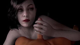 Alcina Dimitrescu gives a handjob in POV | Resident Evil Village 3D Porn Parody - 1 image