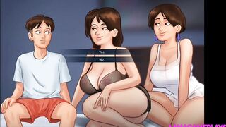 Summertime Saga #103 - Mature Landlady with Big Natural Tits Gets a Hot Massage - 5 image