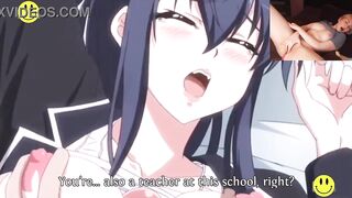 "I want to take cum on my face from you" [Uncensored hentai uncensored english subtitles] - 7 image
