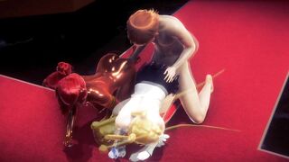 Zelda Hentai - Gerudo woman sex sucking handjob and fucked - Japanese Asian Manga Anime Film Game Porn - 8 image