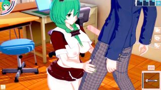[Eroge Koikatsu! ] Touhou Kagiyama Hina rubs her boobs H! 3DCG Big Breasts Anime Video (Touhou Project) [Hentai Game Toho Kagiyama Hina] - 4 image