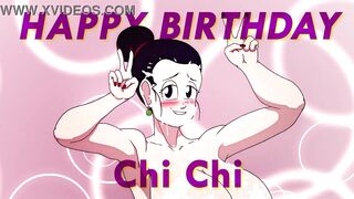 DragonBall Hentai - ChiChi's Birthday Bukkake - 10 image