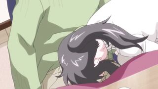 Sexy hentai wife wakes up her husband with a blowjob - 4 image