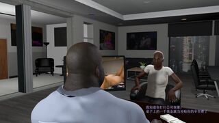 Beauty Receptionist Get Threesome with Boss and Partner ( Part 01) - 3D Animation V498 - 2 image