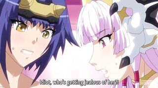 Busty Step Sisters Fucking the Same Guy - Hentai [Subtitled] - 9 image