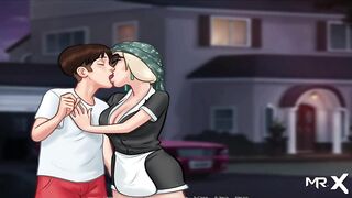 SummertimeSaga - Cuckold Fucks Someone else's Wife at Work E - 2 image