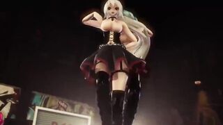 MMD - R-18 Lupin - Feat. Miku & Haku - 8 image