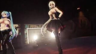 MMD - R-18 Lupin - Feat. Miku & Haku - 9 image