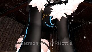 Bondage Strap Fox Girl Warms You Up in Snowed in Cabin Sword Knife Play Hentai POV Lap Dance - 2 image