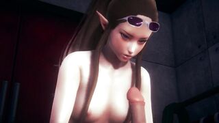 3D HENTAI Elf will help you cum