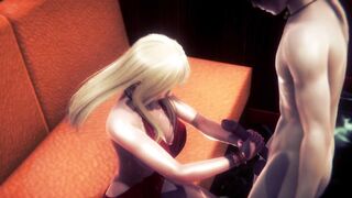 Hentai Uncensored - Nataly Handjob and Footjob