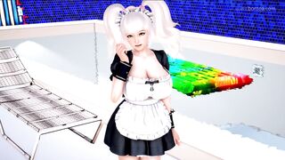 Cute teen gives foot job and gets her feet covered with cum - 5 image