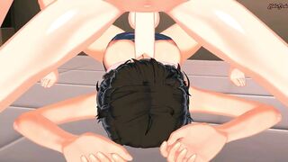 Teacher Sadayo Kawakami mouth fucked in school. Persona 5 - 8 image