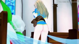 Zelda fingers herslef in church! - 3 image