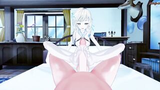 Lumine gives you a foot job from your POV - Genshin Impact - 7 image