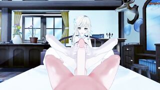 Lumine gives you a foot job from your POV - Genshin Impact - 8 image