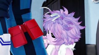 Deku fucks Mina Ashido missionary creampie. My Hero Academia - 3 image