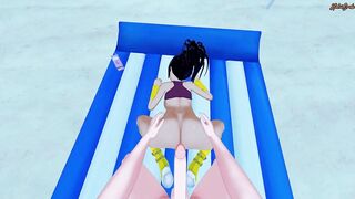 POV fucking Kale on the beach - Dragon Ball Super Hentai - 3 image