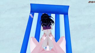 POV fucking Kale on the beach - Dragon Ball Super Hentai - 4 image