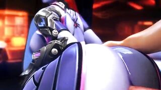3D - GrandCupido - Widowmaker gets anal massage