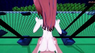 POV fucking Atom Eve on the rooftop, fucking her doggystyle against a fence. Invincible Hentai. - 8 image