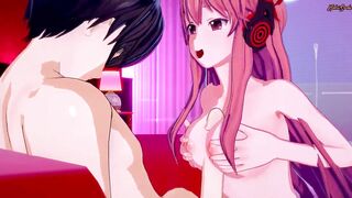 Chelsea deep throats a cock and gets fucked - Akama Hentai. - 3 image