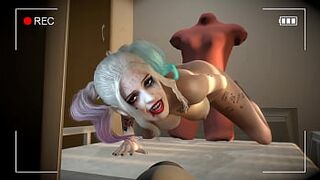 Harley Quinn sexy webcam Show - 3D Porn - 1 image