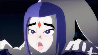 Raven x Beast Boy sex play - 5 image