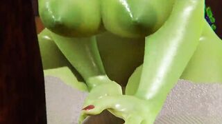 Futa - Fiona gets creampied by She Hulk (Shrek) - 3 image