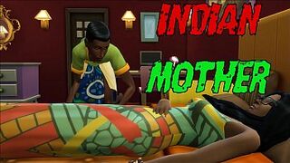 Indian step Son Fucks Desi Mom After He Masturbated Watching Porn Videos In The Same Room - 1 image