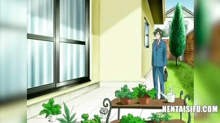 Horny MILF Caught Masturbating And Seduces Step Nephew- Hentai With Eng Subs - 3 image