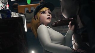 FNAF Security Breach Vanessa Sucked and Fucked in a Office at Freddy Fazbear Mega Pizzaplex - 9 image
