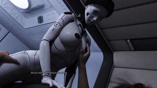 Projekt Passion Busty AI Sex Robot Gets Anal Fucking by Big Cock with Big Bouncing Tits - 2 image