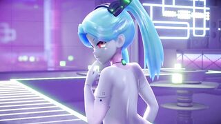 Cyberpunk Rebecca Wants The Chrome And Chooms Fucked Her at a Nightclub - 3 image