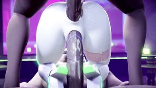 Cyberpunk Rebecca Wants The Chrome And Chooms Fucked Her at a Nightclub - 9 image